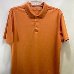Kenneth Roberts Rust Orange Cotton Polo